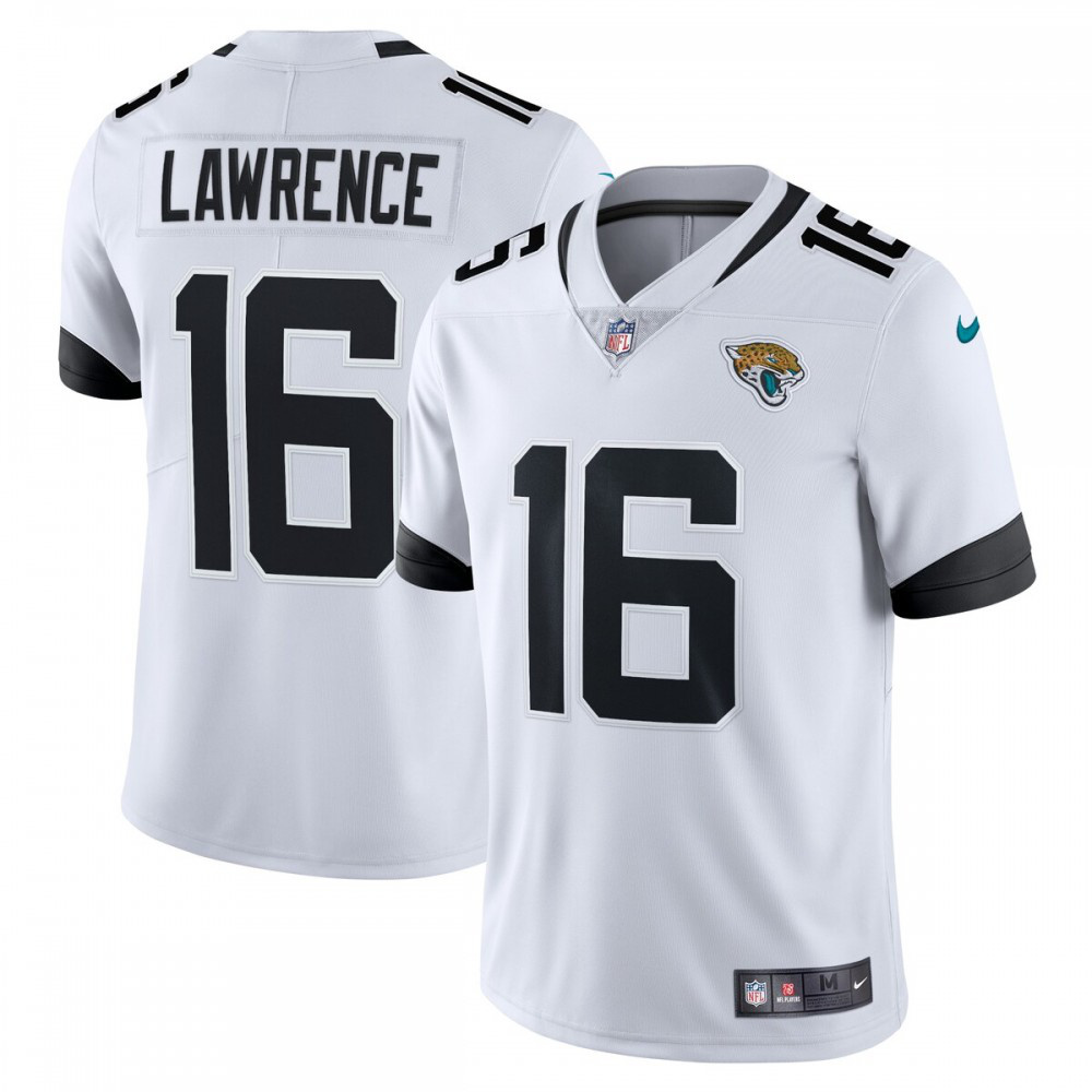 Trevor Lawrence Jacksonville Jaguars Nike Vapor Limited Jersey - White-GridironStore